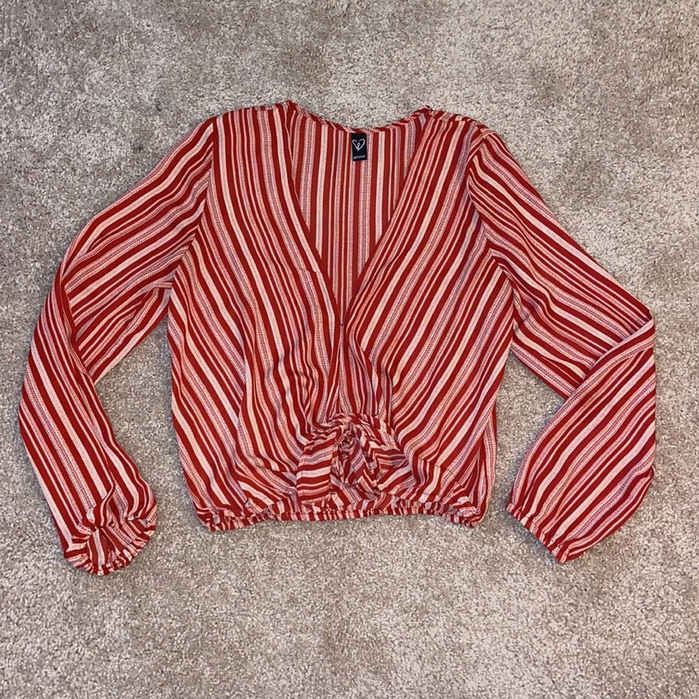 Windsor | Red & Pink Blouse - Picture 2 of 3